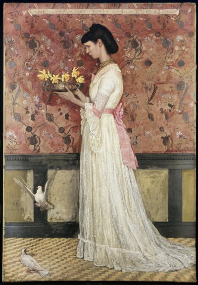 Porträt von Mrs. Ingram Bywater, 1872 von Walter Crane